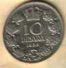 YUGOSLAVIA  10 DINARA   WREATH CROWN FRONT  KING HEAD  BACK  1938 EF READ DESCRIPTION CAREFULLY!! - Jugoslawien