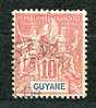 Guyane Ob N° 44 - 10c Rouge  - - Altri & Non Classificati