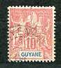 Guyane Ob N° 44 - 10c Rouge  - - Other & Unclassified