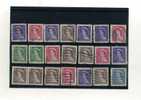 - CANADA . 1952/59  . ENSEMBLE DE TIMBRES DU CANADA . 1953 - Used Stamps