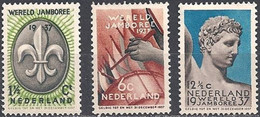 NETHERLANDS..1937..Michel #  301-303...MLH. - Nuovi