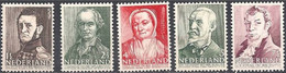 NETHERLANDS..1941..Michel #  392-396...MLH. - Nuovi