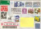 SWEDEN REGISTERED COVER SENT TO POLAND 1995 - Briefe U. Dokumente