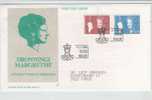 Greenland FDC Queen Margrethe II 4-2-1988 With Cachet Sent To Denmark - FDC