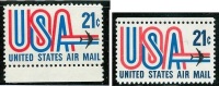 ● U.S.A. - ( U.S.P.)  - 1971  -   P.A.  N.  A  80  ** ,  Serie Compl. -  Lotto  1340 /41 - 3b. 1961-... Nuevos