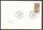Denmark Mi. 628 International Stamp Exhibition Hafnia '76 K.P.K. Special Cancel Cover 1977 - Lettres & Documents