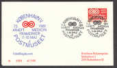 Denmark Mi. 672 Cancer Special Cancel Limited Edition Exhibition Cover 1981 - Covers & Documents
