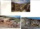 3 Older Mountains Postcards - Cartes Des Etats Unis -  Montagnes  - Minerva Terraces - USA National Parks