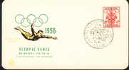 Jeux Olympiques 1956 Melbourne  Australia  Olympic Village  Sur Carte - Zomer 1956: Melbourne