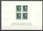 GERMANY REICH, HITLER IMPERFORATED SOUVENIR SHEET, VF NEVER HINGED! - Blocks & Sheetlets