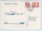 Denmark SAS First Boeing 747 Flight Scandinavia - Chicago 8-2-1972 - Storia Postale