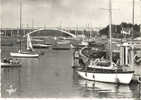 LA TRINITE SUR MER Morbihan Port Et Pont Kerisper ( Bateaux Voiliers Pêche Guy Jacquet ) - La Trinite Sur Mer