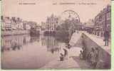 FINISTERE.LANDERNEAU.LE PONT SUR L ELORN ..PLAN DE LAVEUSES  Cp Plie En Bas Droit - Landerneau