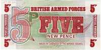 5 New Pence "BRITISH ARMED FORCES" Special Voucher  PM44  UNC     Bc 0 - British Armed Forces & Special Vouchers