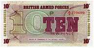 10 New Pence "BRITISH ARMED FORCES" Special Voucher  PM45  UNC    Bc 0 - British Armed Forces & Special Vouchers