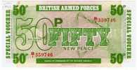 50 New Pence "BRITISH ARMED FORCES" Special Voucher  PM46  UNC    Bc 1 - British Armed Forces & Special Vouchers