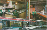 ´Hong Kong´ Seattle Chinatown Restaurant On Vintage Postcard, 1950s Vintage Autos, Bar Aquarium - Seattle