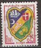 Timbre France Y&T N°1232 (02) Obl.  Armoirie D´Alger.  15 C. Polychrome. Cote 0,20 € - 1941-66 Armoiries Et Blasons