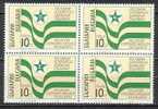 BULGARIA / BULGARIE - 1990 - Centnaire Du Mouvment Esperantiste Bulgare - Bl.du 4** - Unused Stamps