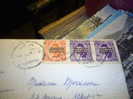 A...EGYPTE ..Surcharge 3 Barres Horizontales 2mills 10 Mills 1954 Sur Carte Du Temple D'ABOU SIMBLE - Autres & Non Classés