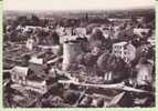 MAYENNE.SAINTE SUZANNE.VUE AERIENNE RUINES DU VIEUX CHATEAU LA TOUR SUD ET LES REMPARTS   ..MODERNE - Sainte Suzanne