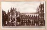 WESTMINSTER ABBAY LONDRES LONDON 1930s- REAL PHOTOGRAPH VALENTINE 16801 ANGLETERRE ENGLAND INGLATERRA INGHILTERRA -5890A - Westminster Abbey