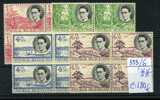 CONGO B   ++ 1955  Visite Du Roi Baudouin  333/336 ++  Cote 180 E Postfris Le Bloc De 4 ++ - Unused Stamps