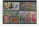 - ENSEMBLE DE TIMBRES DE FRANCE  . PORTRAITS DIVERS  . - Collections