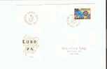 15382)lettera F.d.c Europa  Con 50 Da Ausgabetag A Torino Il 20-4-1967 - Brieven En Documenten