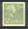 Sweden 1940 Mi. 277A Carl Michael Bellman, Poet, Composer 2-sided Perf. MNG - Nuovi