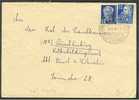 GERMANY DDR RARE FRANKING OF SAME VALUES BUT DIFERENT STAMPS 1950 - Lettres & Documents