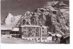 P : CPSM HOTEL BELLEVUE MURREN ELGER MONCH JUNGFRAU 1957 - Bellevue