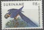 REPUBLIEK SURINAME 1990 ZBL 686 VOGEL BIRD OISEAU - Pappagalli & Tropicali