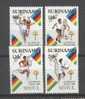 REPUBLIEK SURINAME 1988 ZBL 587-90 OLYMPISCHE SPELEN OLYMPICS OLYMPIQUE SEOUL - Estate 1988: Seul