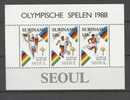 REPUBLIEK SURINAME 1988 ZBL 591 OLYMPISCHE SPELEN OLYMPICS OLYMPIQUE SEOUL - Zomer 1988: Seoel