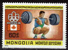 MONGOLIE   N° 836  **  Jo 1976  Halterophilie - Haltérophilie