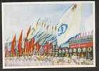 1946 RUSSIA USSR MOSCOW, NATIONAL PARADE OF ATHLETES IN 1945, FLAG, COAT OF ARM - Events