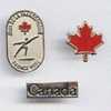 @+ Lot De 3 Pin´s Canada - Jeux De La Francophonie 1994 - Gimnasia