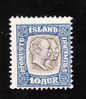 Iceland Kings Christian IX & Frederik VIII 10a Mint Unlisted - Nuovi