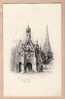 SUSSEX CHICHESTER MARKET CROSS 1900s Drawed FOSSICK ? ¤ MOORE & WINGHAM HIGH CLASS CARD ¤ ANGLETERRE ENGLAND ¤6237A - Chichester