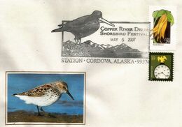 USA.  Copper River Delta Shorebird / Oiseaux De Rivage Du Delta/ Cordova. Alaska.  Cachet Special - Picotenazas & Aves Zancudas