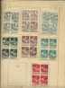 Blocs De 4 Oblitérés 84-107 Sauf 87  Cote 337 X 4 = 1348 Euros  Premier Choix - 1910-1911 Caritas