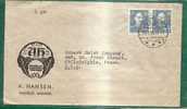 DENMARK - VF 1948 COVER KASTRUP To PHILADELPHIA - Covers & Documents