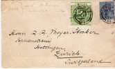 GBV193 / Great Eastern Railway + 2 ½ D Reguläre Marke, Brief N. Zürich 1899 - Brieven En Documenten
