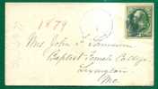 US - VF 1879 COVER To LEXINGTON, MO - Blue Mute And CDS Cancel - Lettres & Documents