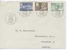Finland FDC Helsinki 400th Anniversary Complete On Cover Sent To Denmark 12-6-1950 - FDC