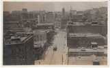 Birds-Eye View Downtown With Street Car On Vintage Real Photo Postcard - Seattle