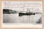STEAMER SS TAMISE LEAVING NEWHAVEN Look Post Plug 10.09.1903 ¤ VALENTINE'S ¤ SUSSEX ANGLETERRE ENGLAND INGLATERRA ¤6305A - Other & Unclassified