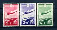 Japon  -  1937  :  Yv  243-45  *     ,  N2 - Nuovi