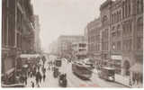 First Avenue Downtown Seaatle Reid #23, Street Cars Horse-drawn Wagons On Vintage Postcard - Seattle